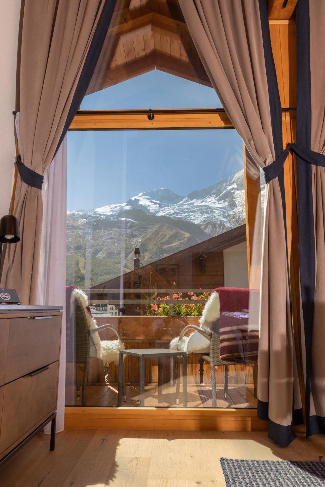 Walliserhof Grand-Hotel&Spa Relais&Châteaux Saas-Fee Exterior foto