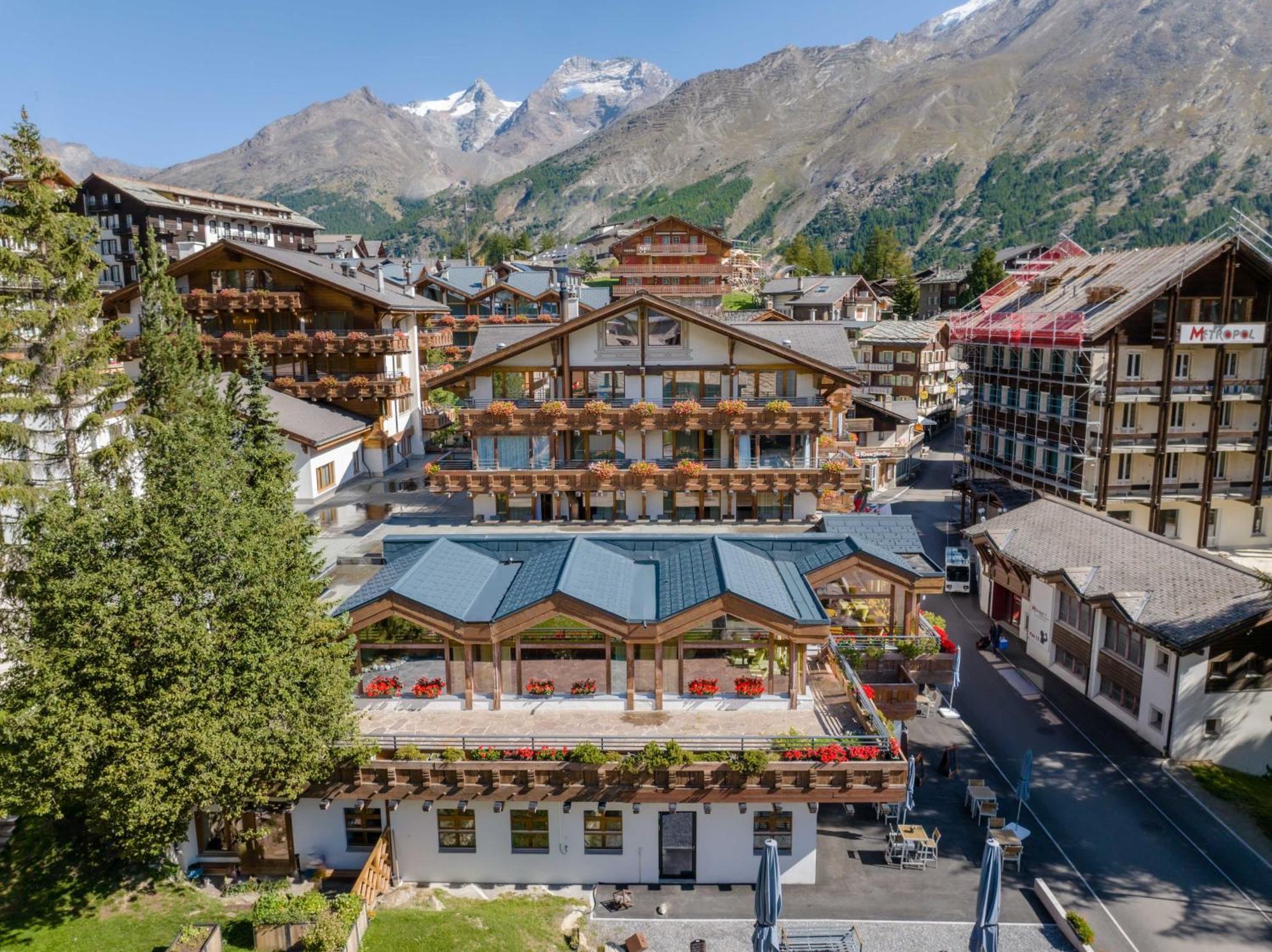 Walliserhof Grand-Hotel&Spa Relais&Châteaux Saas-Fee Exterior foto